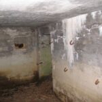 Mandskabsrum i flankeringsbunker i Gammel Torsbjerg