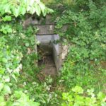 Indgang til flankeringsbunker i Hyrup